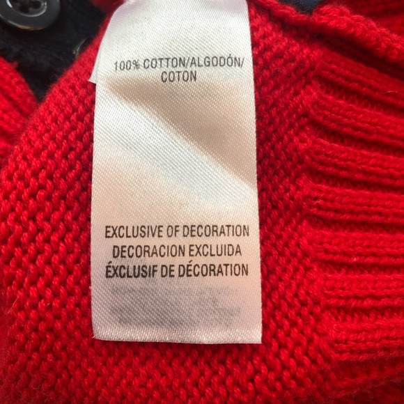 KITESTRINGS BY HARTSTRINGS NUTCRACKER CHRISTMAS SWEATER CARDIGAN, 6-9 MONTHS - Picture 5 of 6